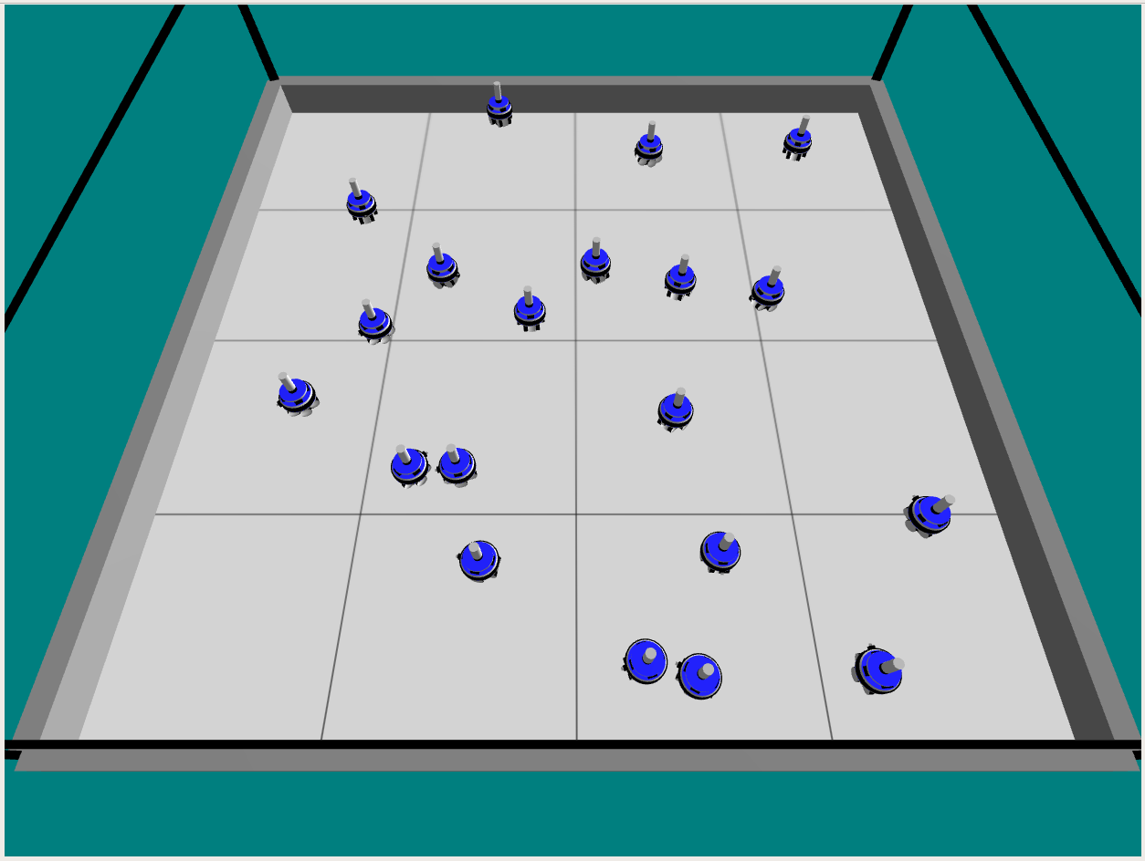 Obstacle avoidance in an empty scenario