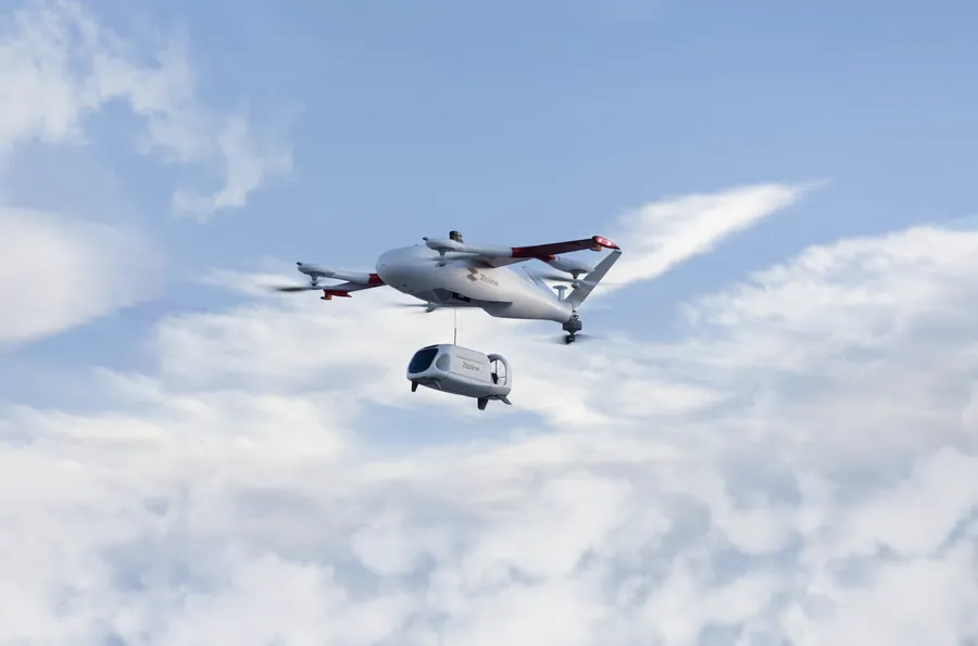 Zipline Platform 2, autonomous drone delivery system.